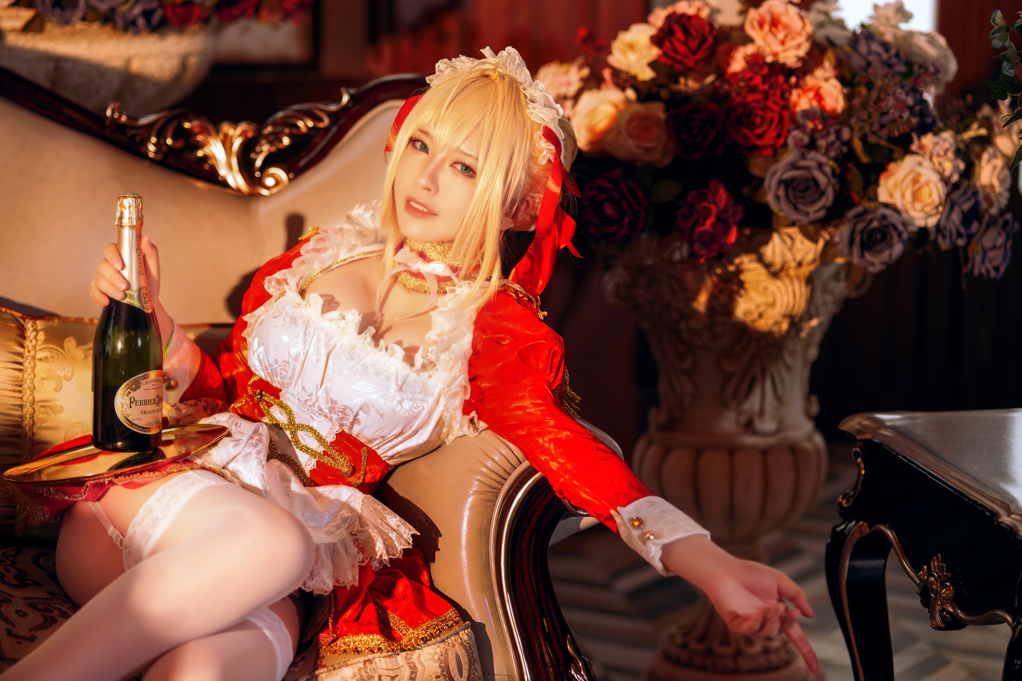 FGO-Nero(尼禄)COS美图欣赏(CN：半半子)-泡泡堂
