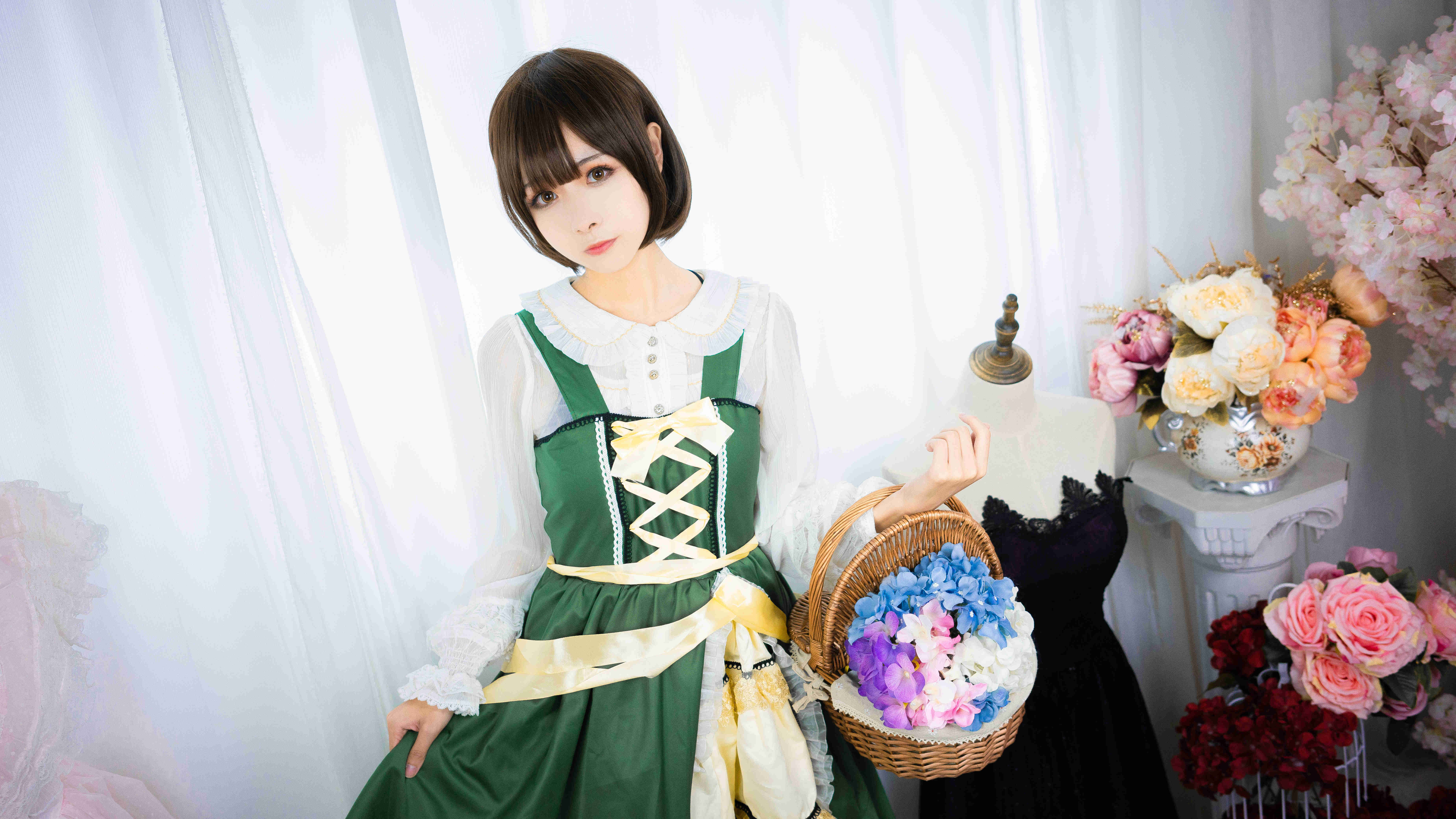 Momoko葵葵翠之海陆乃作品图欣赏，仙女般姿势-图集侠