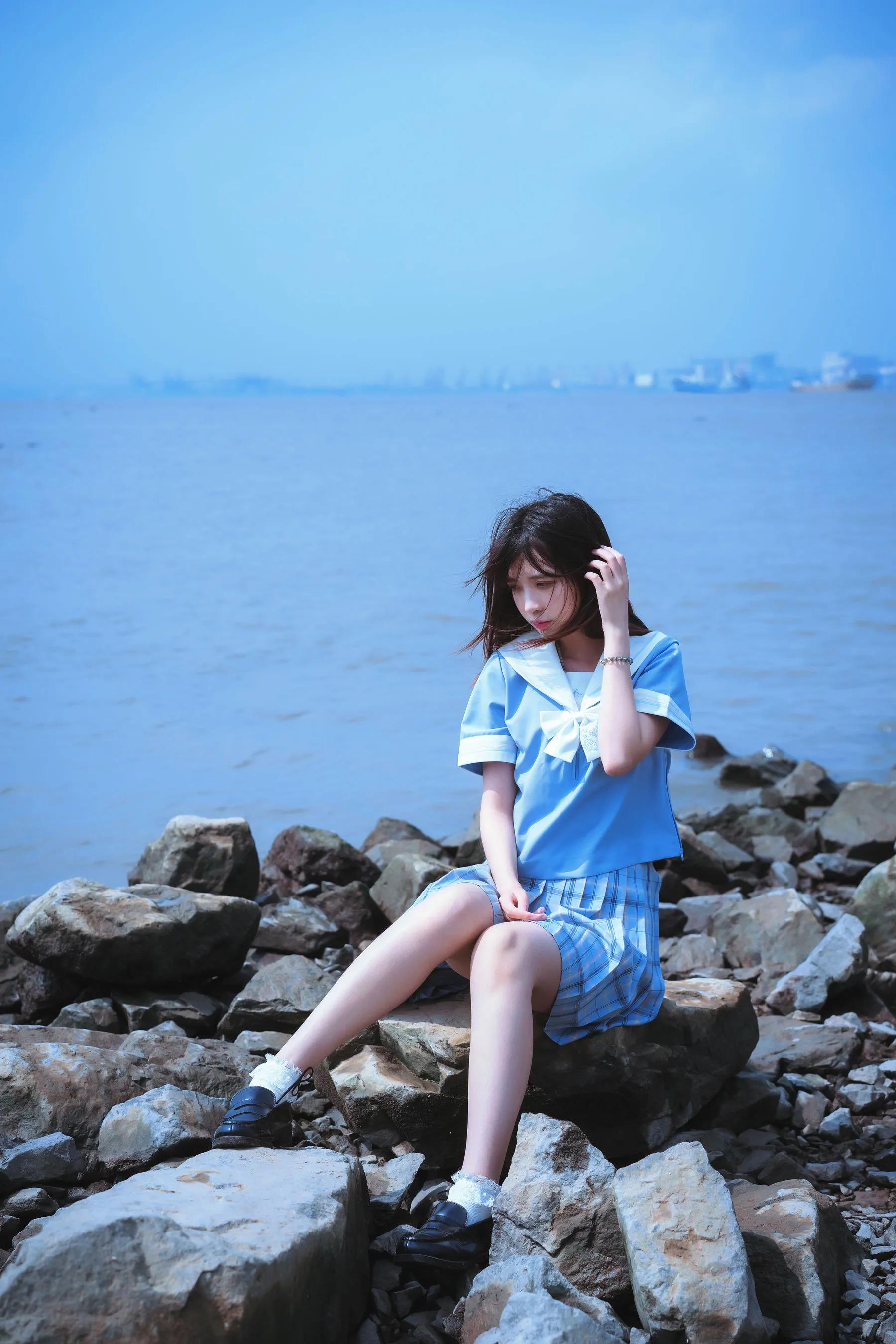 疯猫ss《一起去海鸥岛吧》少女海边美图摄影-N5次元