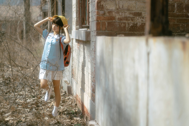 蠢沫沫Cosplay《小黄帽》主题摄影图片欣赏-图集侠