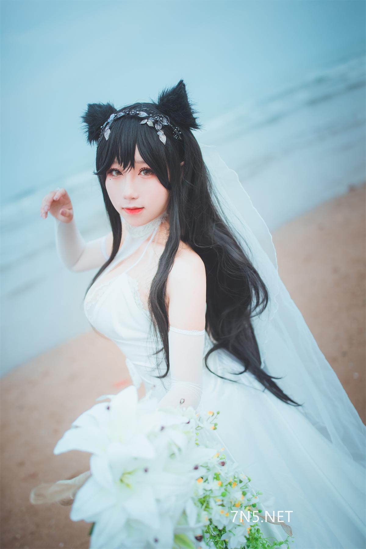 从从从从鸾cosplay作品图集，真正的爱宕婚纱！-图集侠