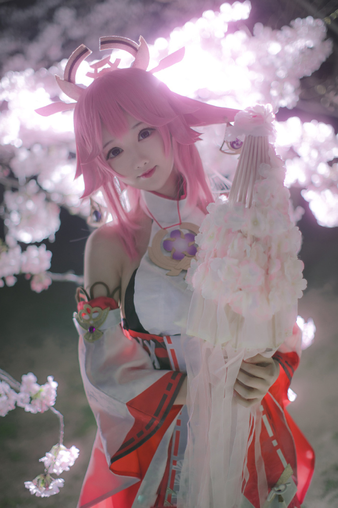 《原神》八重神子COS真人图欣赏（CN：羽天Shine）-图集侠