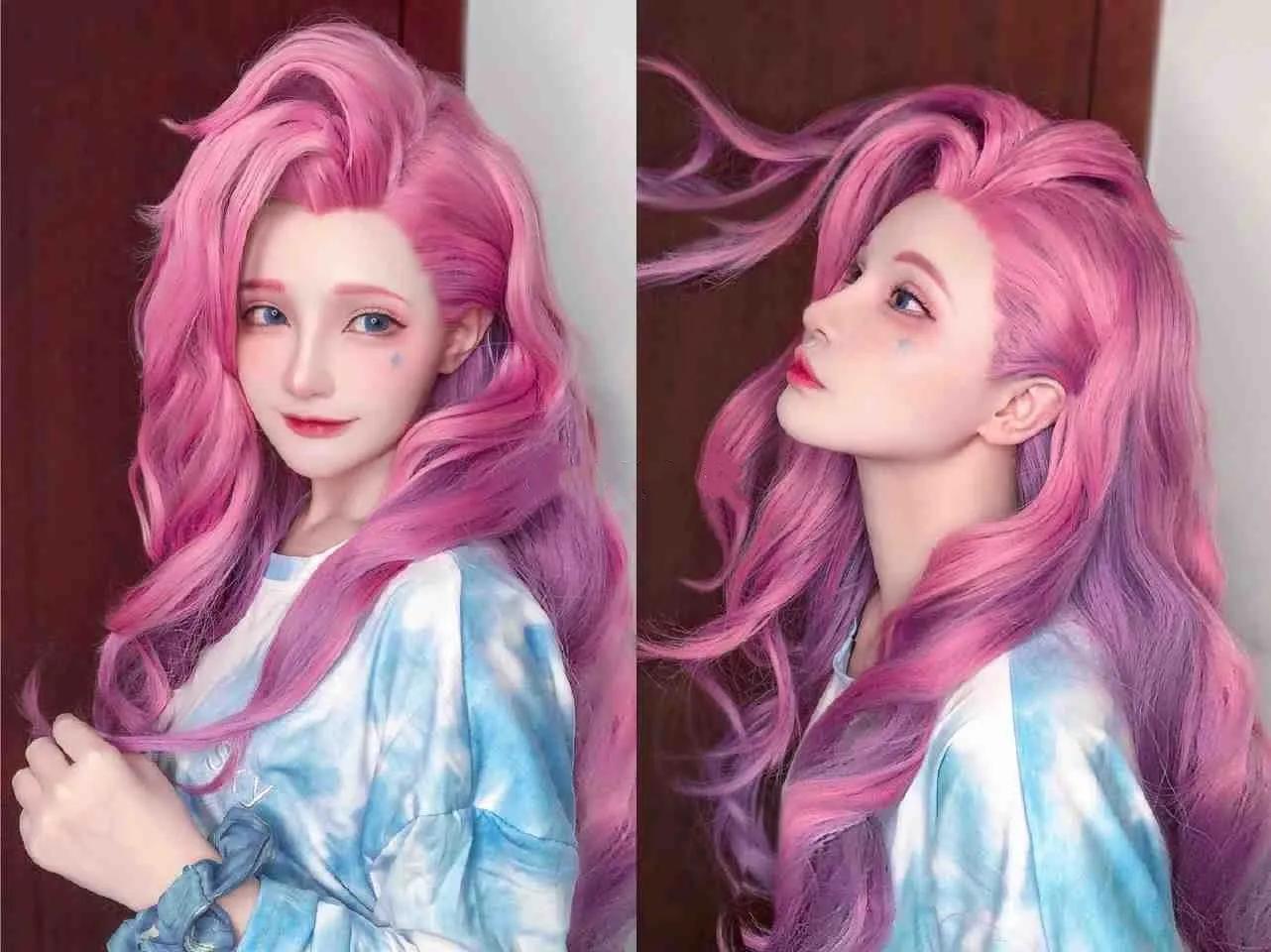 千夜未来《英雄联盟》萨勒芬妮COSPLAY真人图-图集侠