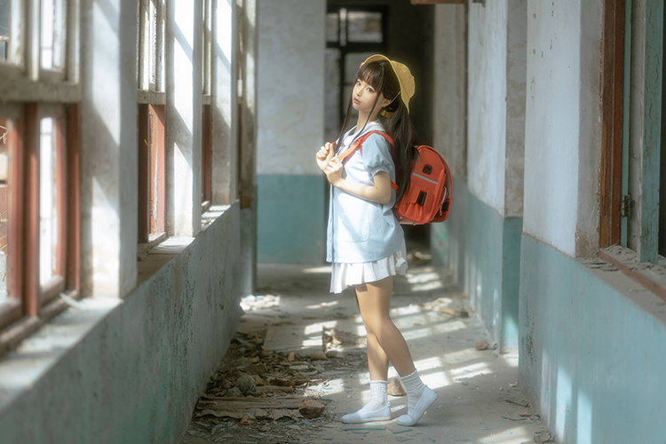 蠢沫沫Cosplay《小黄帽》主题摄影图片欣赏-图集侠