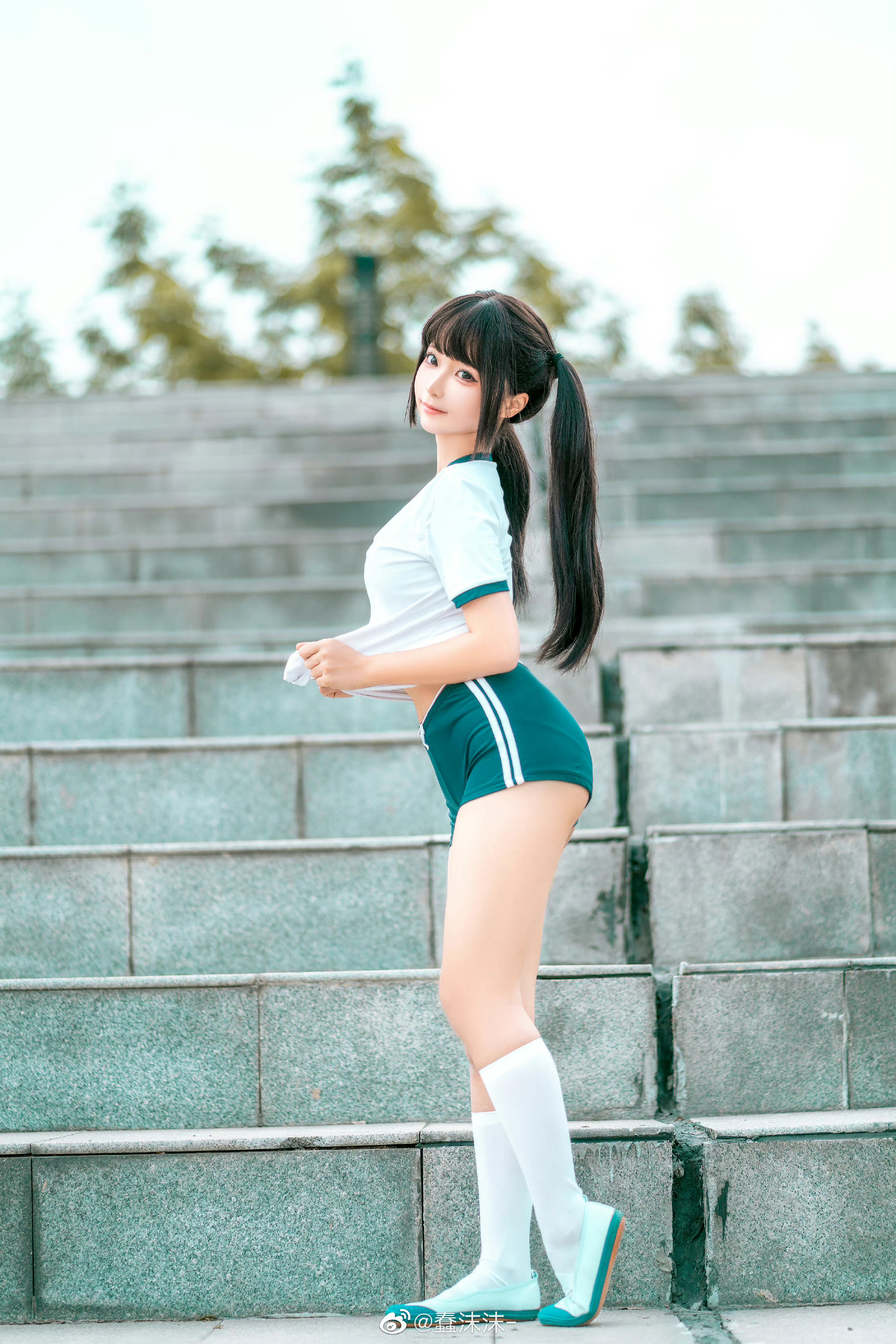 蠢沫沫 66解锁新图体操服-泡泡堂