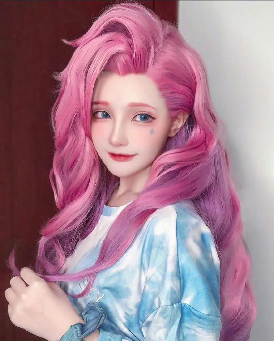 千夜未来《英雄联盟》萨勒芬妮COSPLAY真人图-图集侠