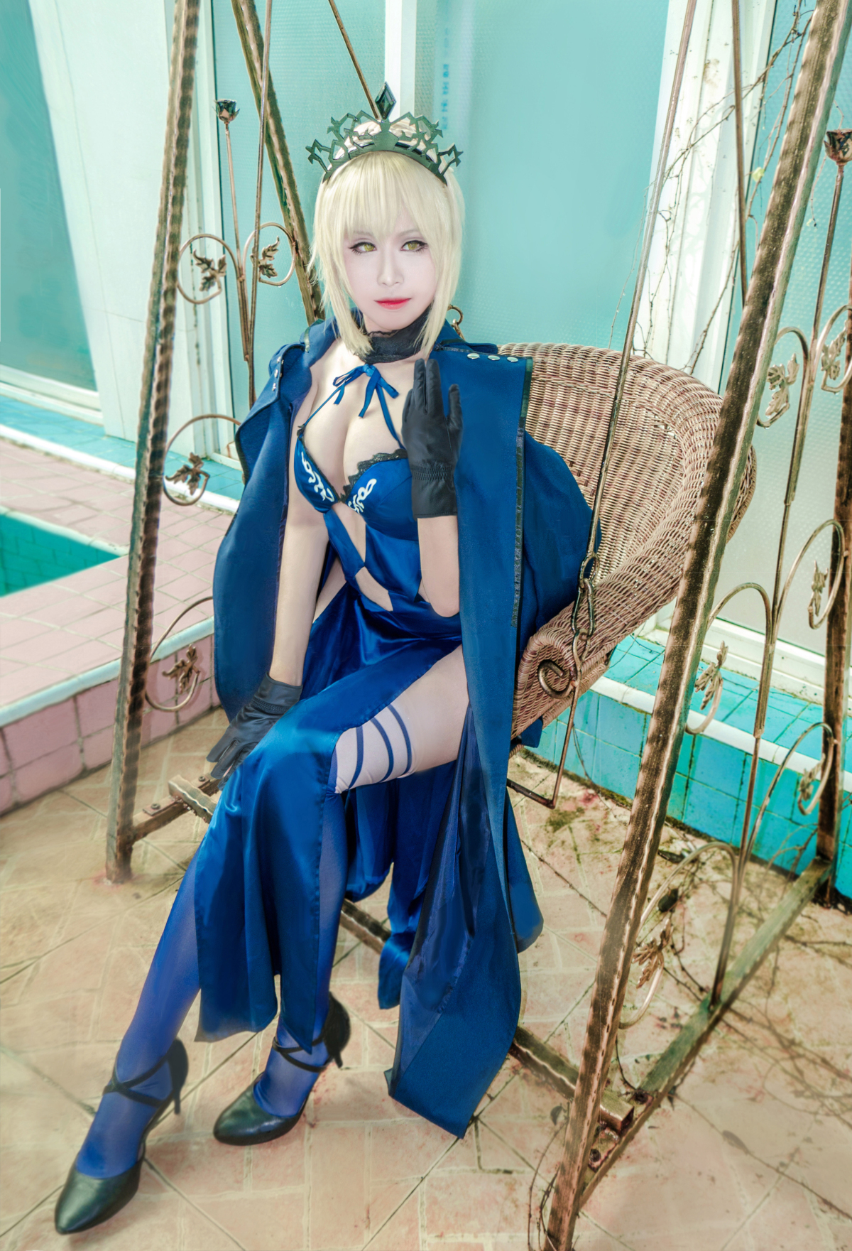 FateGrandOrder 黑saber cosplay欣赏（CN：虚空_澪绫）-图集侠