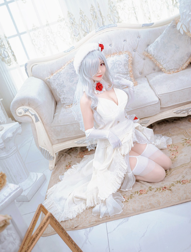《少女前线》G36C婚纱花嫁COS图（CN：米九dakyo）-图集侠