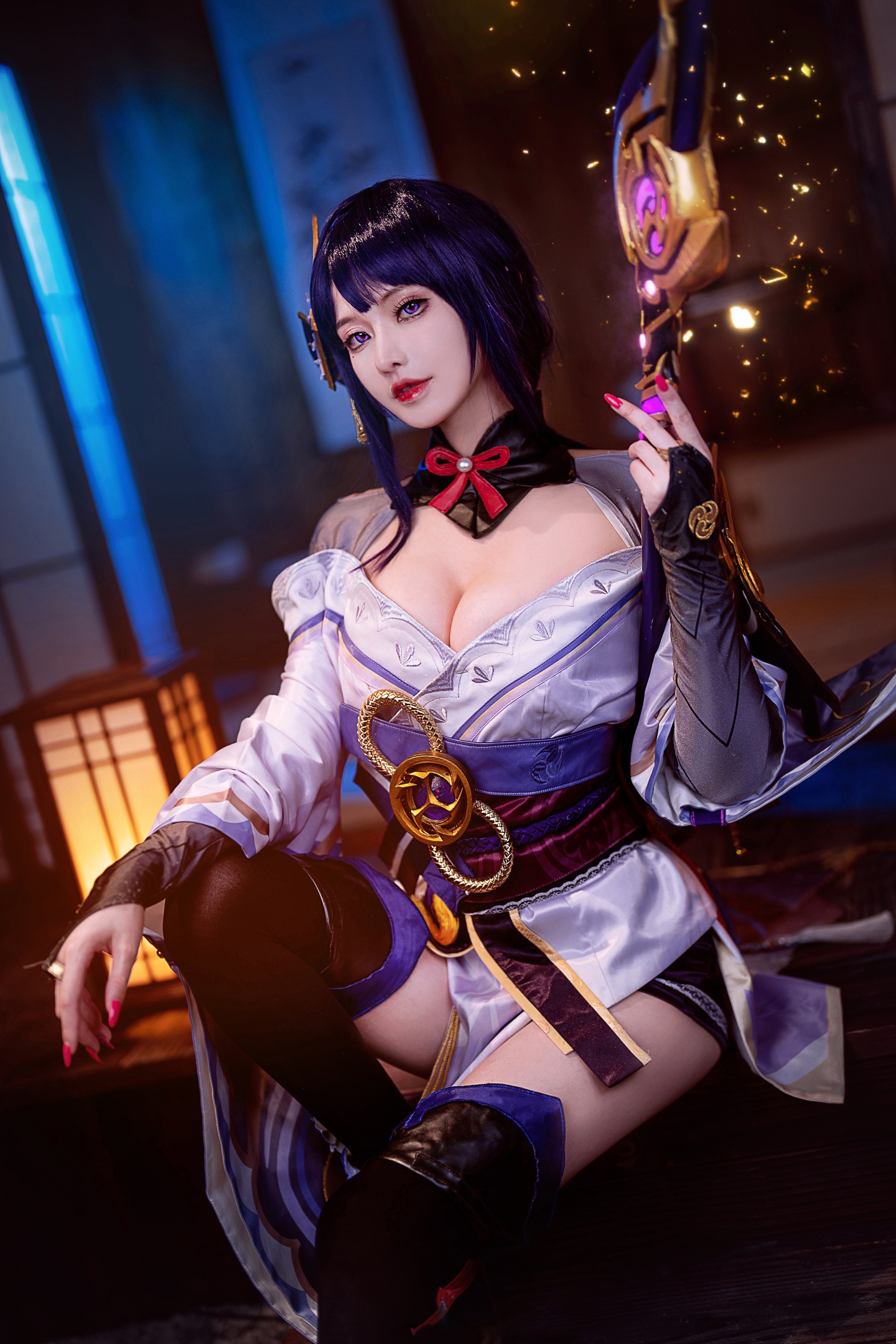 《原神》雷电将军COS真人图（CN：露兒大魔王_）-图集侠