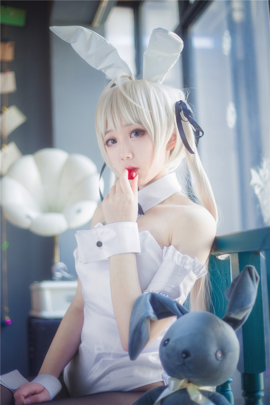 《缘之空》穹妹嘿丝美腿兔女郎cosplay图-图集侠