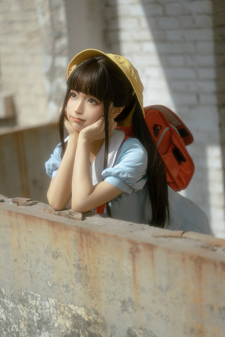 蠢沫沫Cosplay《小黄帽》主题摄影图片欣赏-图集侠