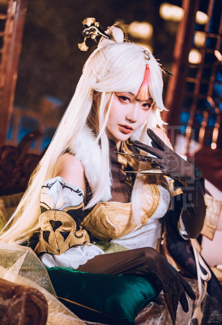 游戏《原神》凝光COS真人图（CN：如月灰）-图集侠