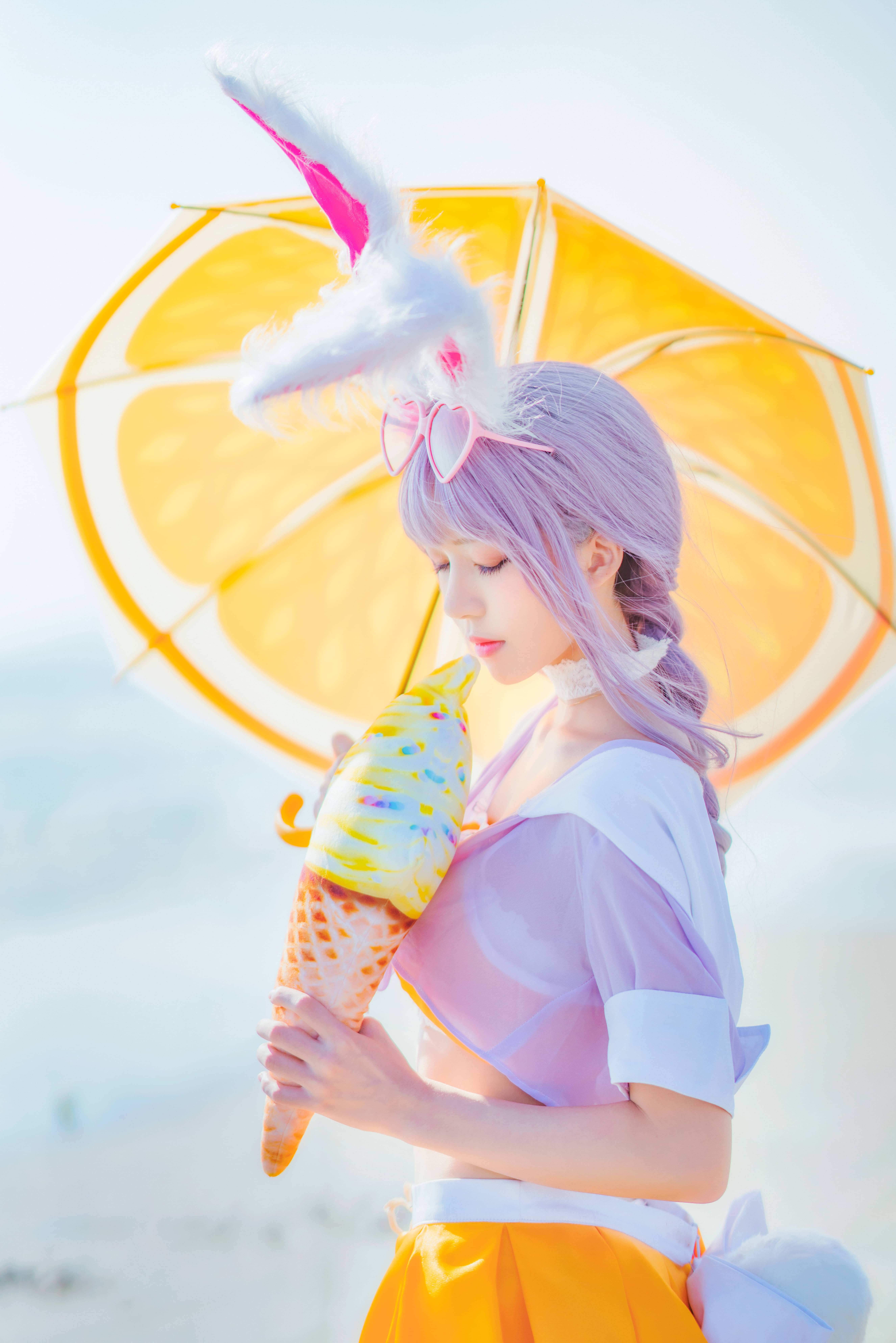 《王者荣耀》公孙离 蜜橘之夏COS图（CN：桜桃喵）-图集侠