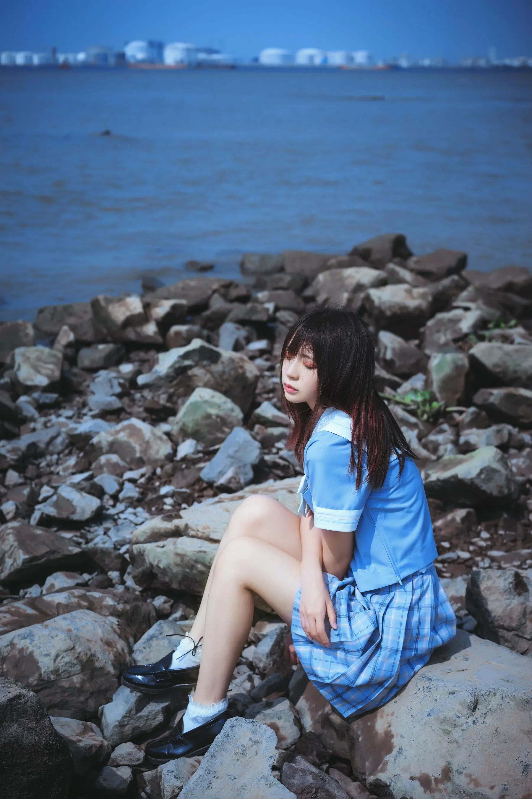 疯猫ss《一起去海鸥岛吧》少女海边美图摄影-N5次元
