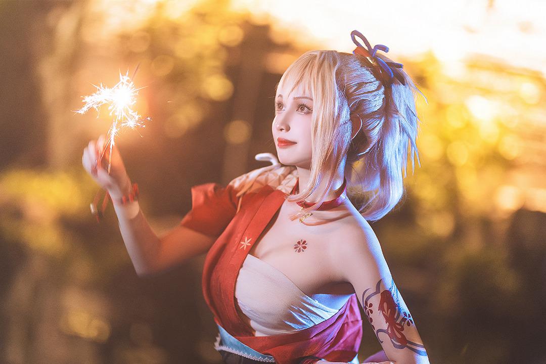 原神-宵宫·琉焰华舞Cosplay(CN:尾大的尘喵喵)-N5次元
