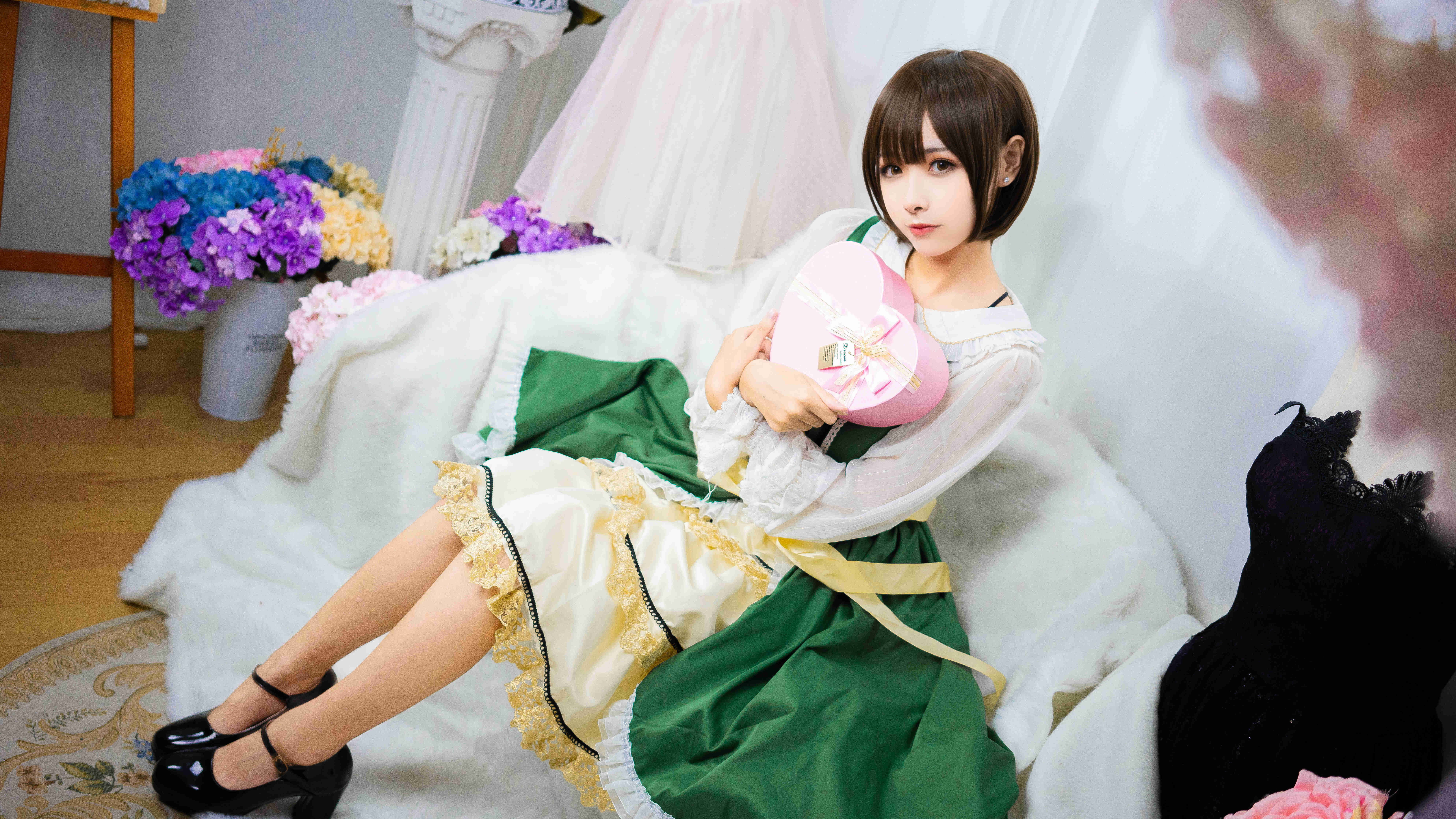 Momoko葵葵翠之海陆乃作品图欣赏，仙女般姿势-图集侠