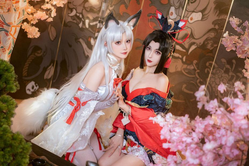 《永劫无间》迦南龙门飞天COS 抹胸、长腿等比例还原！-N5次元