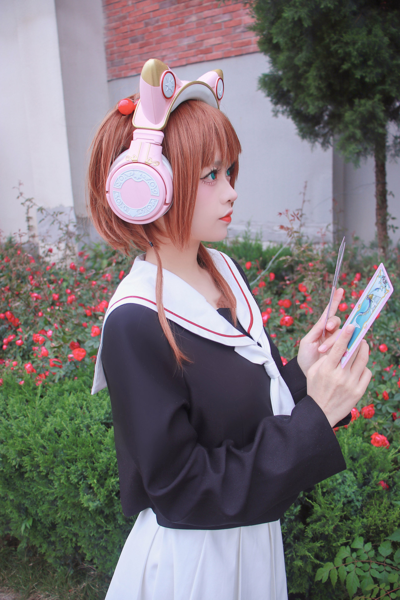 动漫《魔卡少女樱》小樱真人COS图 (CN：小奶糕Milky)-图集侠